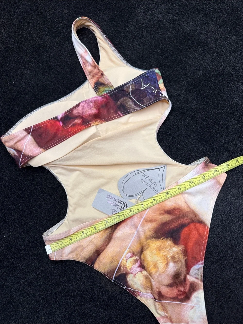 Vivienne Westwood The Kiss One Shoulder Swimsuit NWT Size M